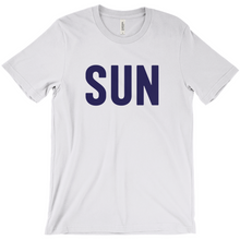 Load image into Gallery viewer, SUN Lettering Tee M-AshGrey
